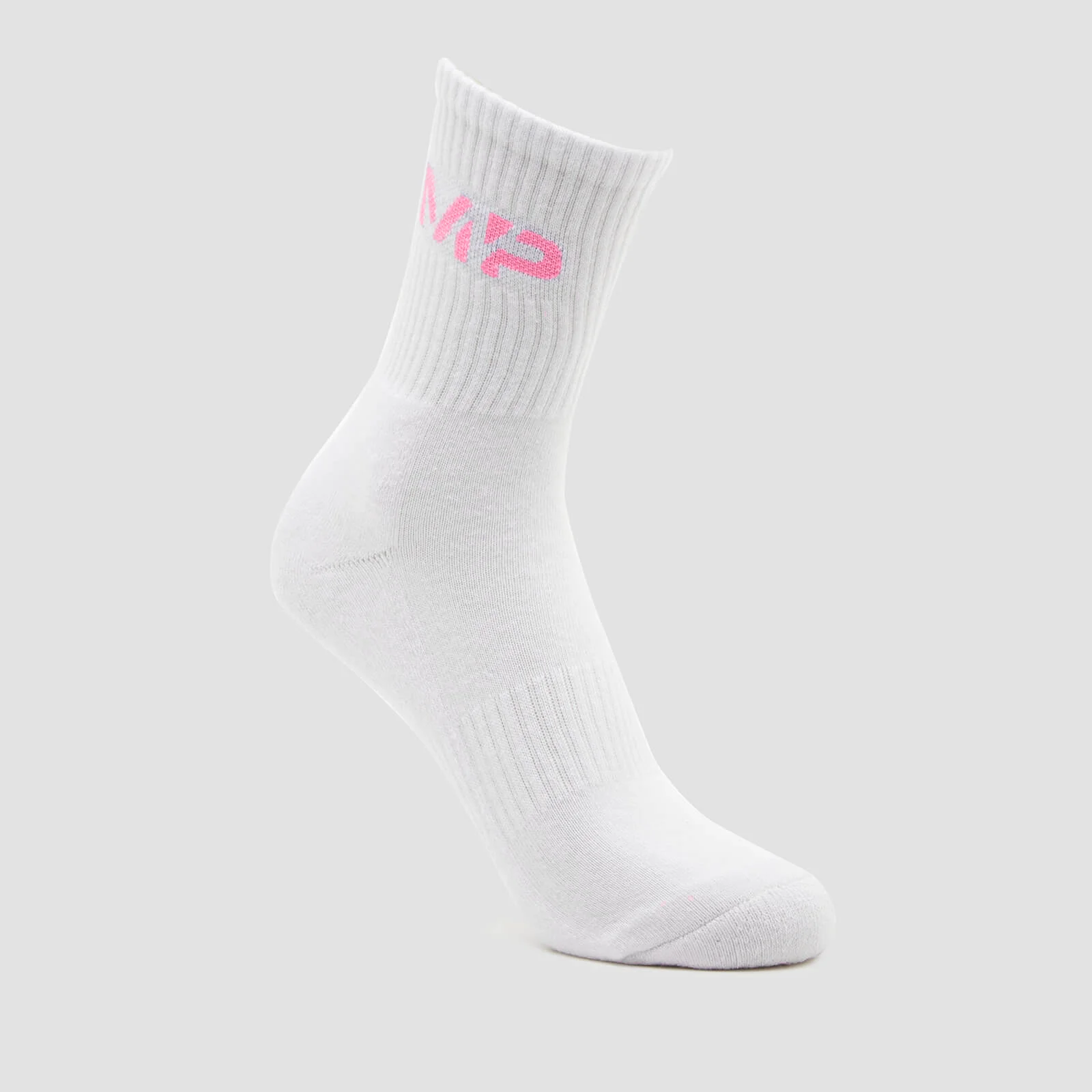 MP Essential Crew Socks Unisex - White/Candy Floss - UK 2-5 Slika 1