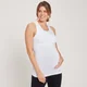 MP Women's Maternity Seamless Vest - majica za trudnice bez rukava - bela