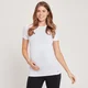 MP Women's Maternity Seamless Short Sleeve T-Shirt - majica za trudnice sa kratkim rukavima - bela