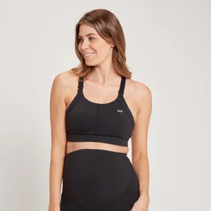 MP Women's Maternity/ Nursing Sports Bra - grudnjak za trudnice i dojilje - crni - Size XXS