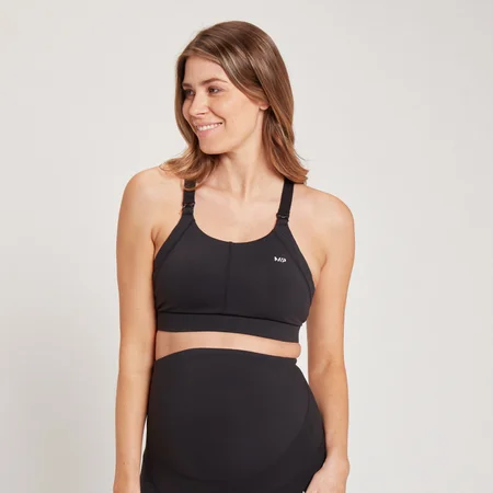 MP Women's Maternity/ Nursing Sports Bra - grudnjak za trudnice i dojilje - crni