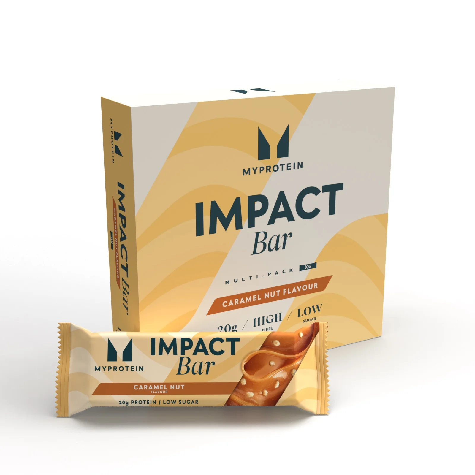Impact Protein Bar - 6 x 64g - Karamela Orah Slika 1