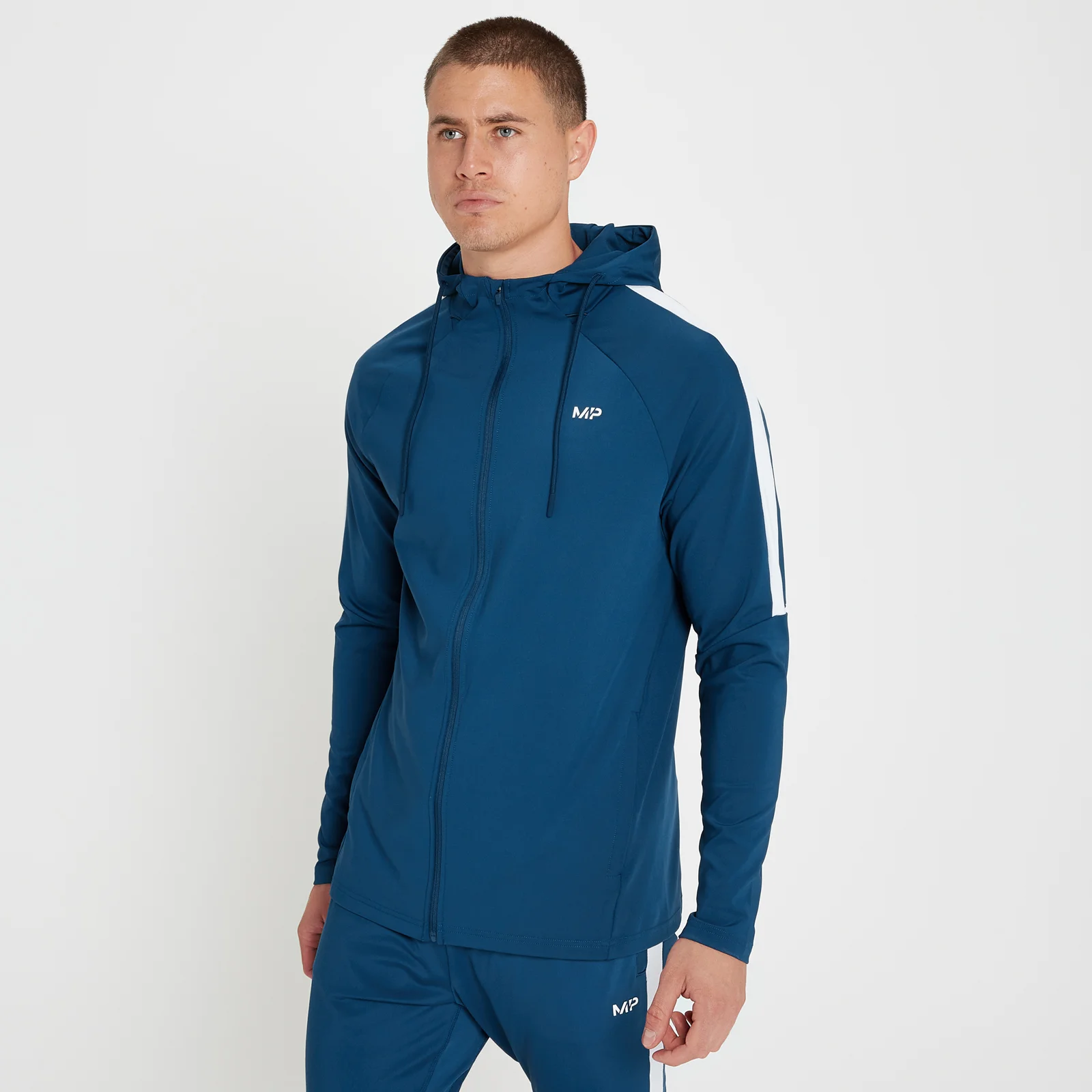 MP Men's Tempo Zip Up Hoodie - muška dukserica - intenzivnoplava - XXS Slika 1