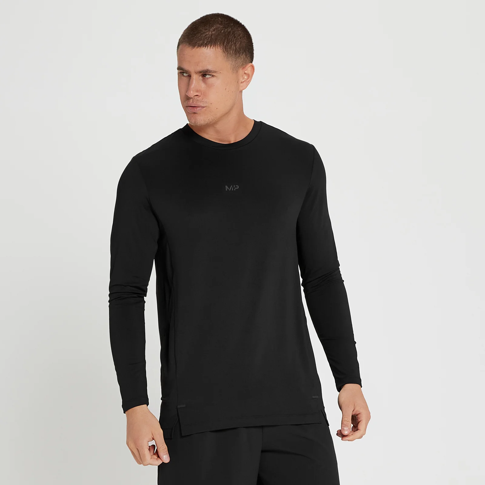 MP Men's Velocity Ultra Long Sleeve Top - muška majica sa dugim rukavima - crna - XXS Slika 1