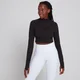 MP Women's Power Ultra Cropped 1/4 Zip - ženska majica dugih rukava - crna