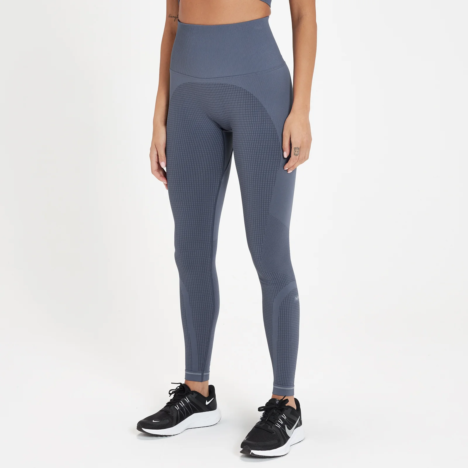 MP Women's Velocity Ultra Graphene Seamless Leggings - ženske helanke - golub-plave - XS Slika 1