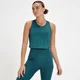 MP Women's Tempo Cropped Vest - ženska majica bez rukava - teget