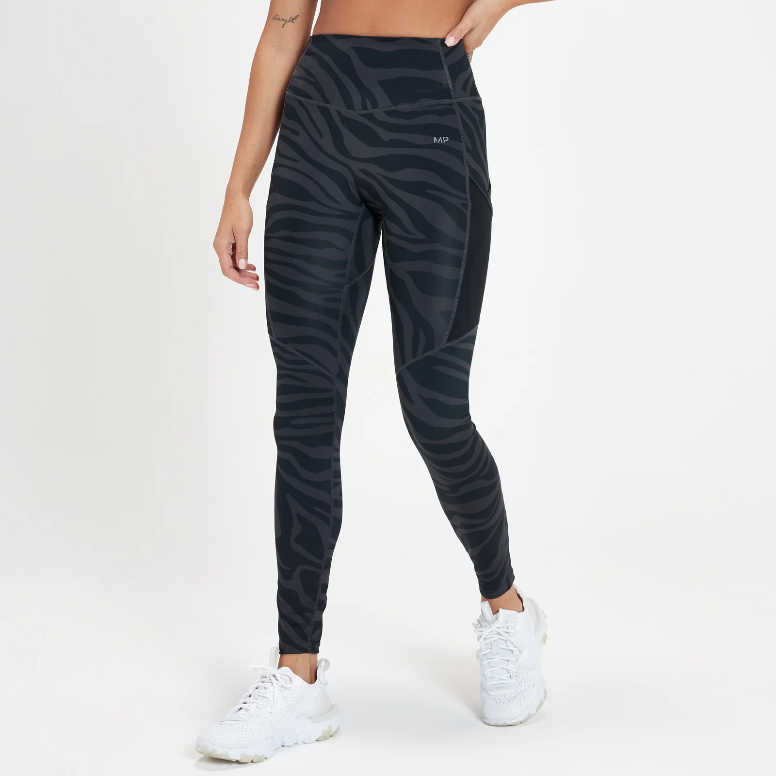 MP Women's Tempo Leggings - ženske helanke - crna zebra - XXS Slika 1