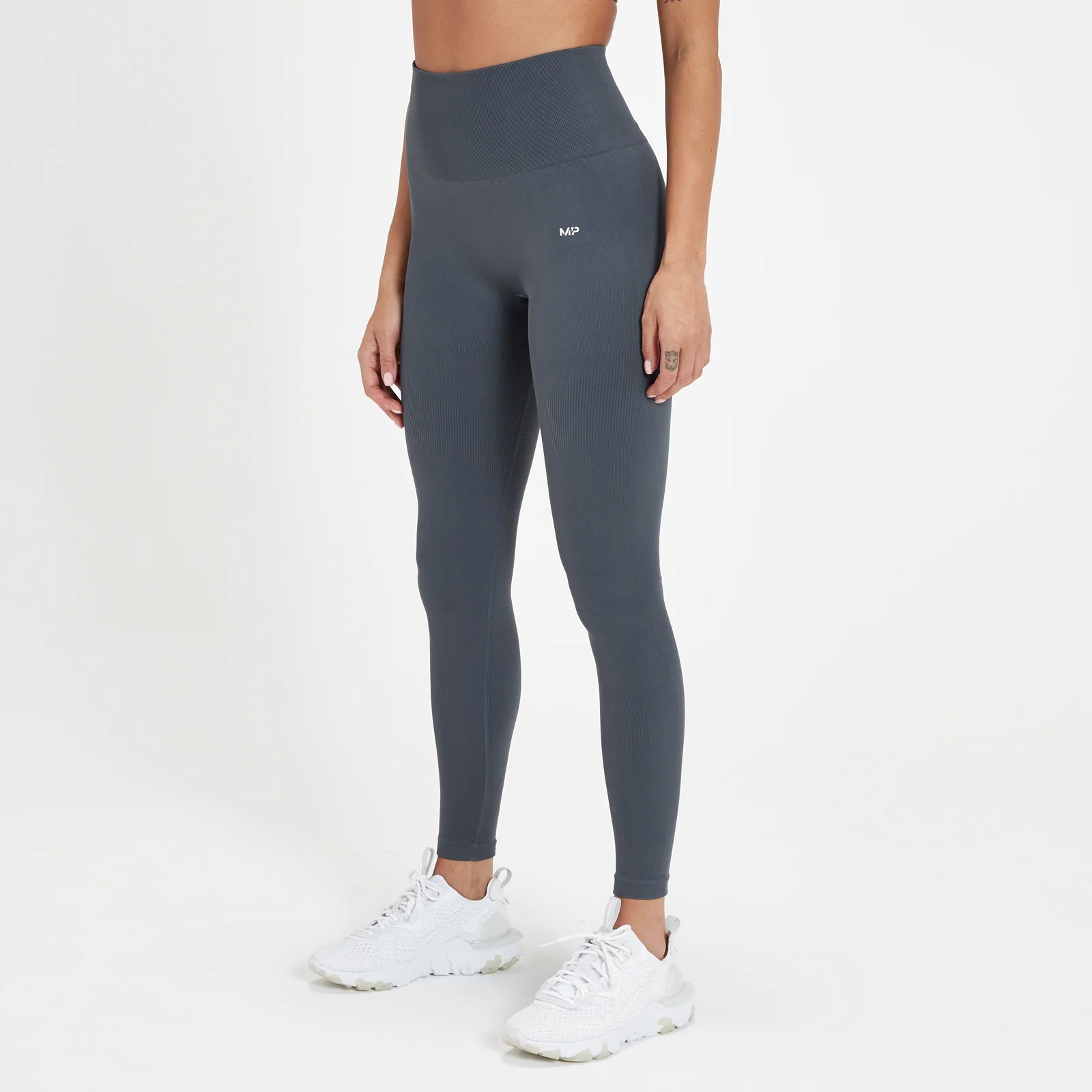 MP Women's Tempo Seamless Leggings - ženske helanke - antracit - XXS Slika 1