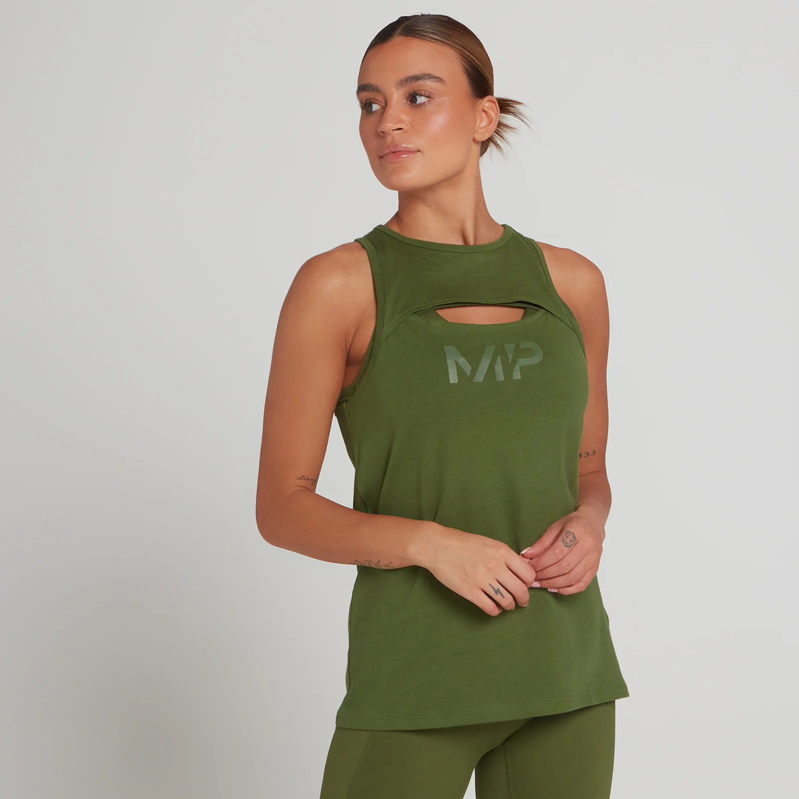 MP Women's Adapt Vest - ženska majica bez rukava - list-zelena - XXS Slika 1