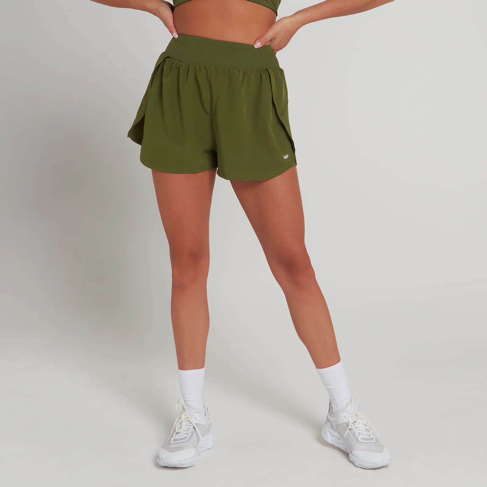 MP Women's Adapt Double Layer Shorts - ženski šorts - list-zeleni - XXS Slika 1