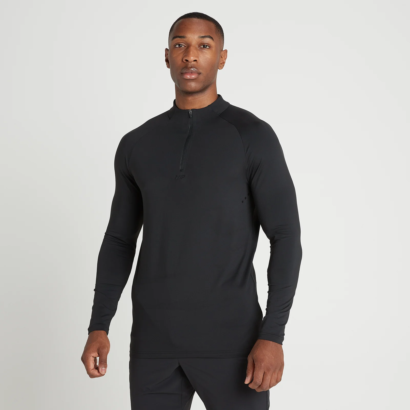 MP Men's Tempo Ultra 1/4 Zip - muška majica dugih rukava - crna - XXS Slika 1
