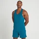 MP Men's Tempo Ultra Stringer Vest - muška majica sa širokim otvorima za ruke - tirkiznoplava