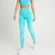 MP Women's Impact Scrunch Seamless Leggings - ženske helanke - svetloplave