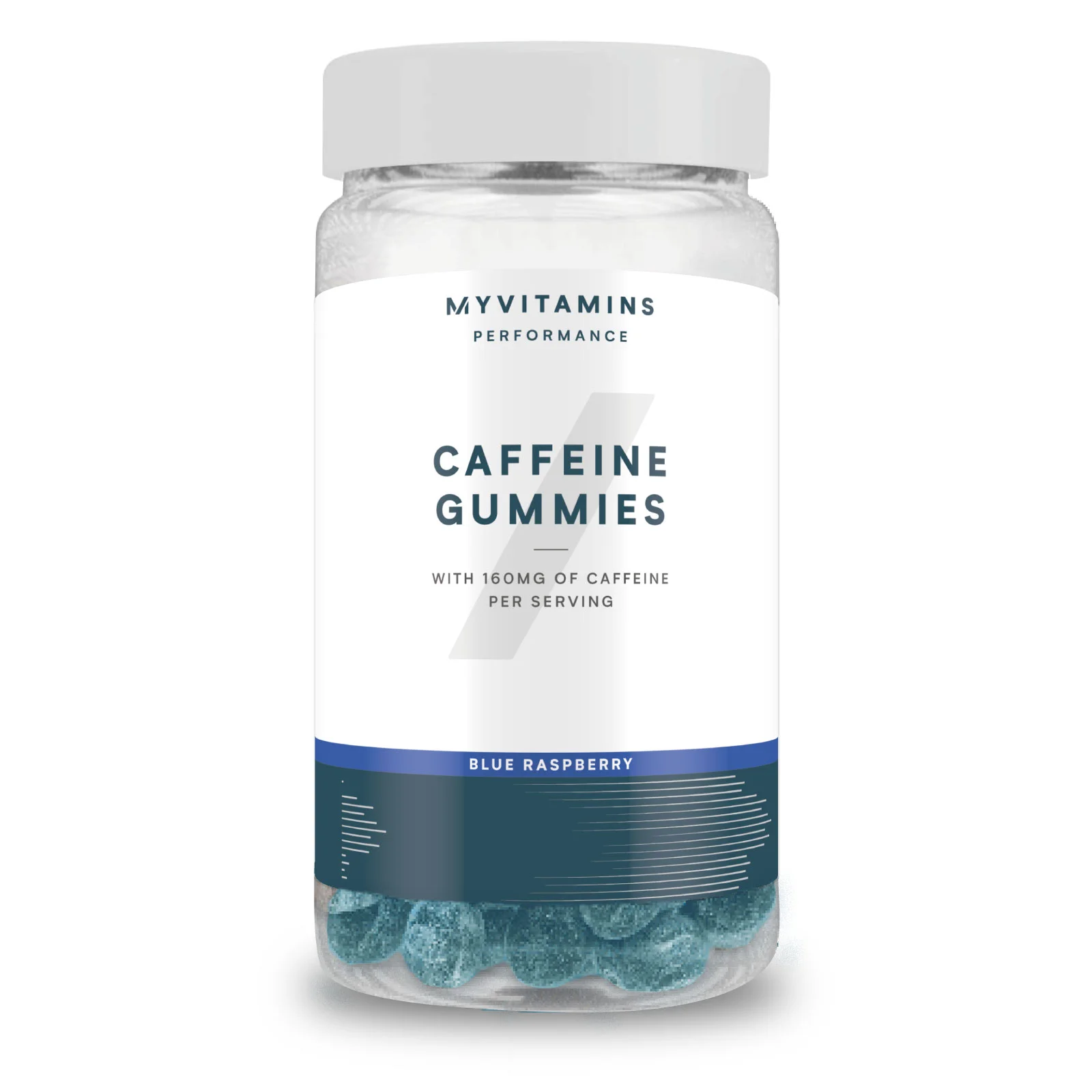 Caffeine Gummies - 60gummies - Plava Malina Slika 1