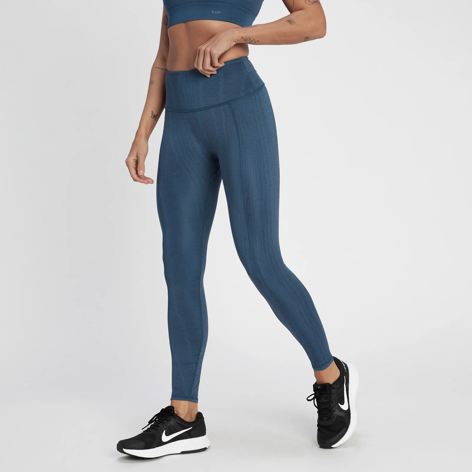 MP Women's Tempo Reversible Leggings - ženske helanke - tamnosive - XXS Slika 1