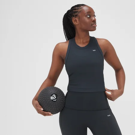 MP Women's Adapt Ribbed Vest - ženska majica bez rukava - crna