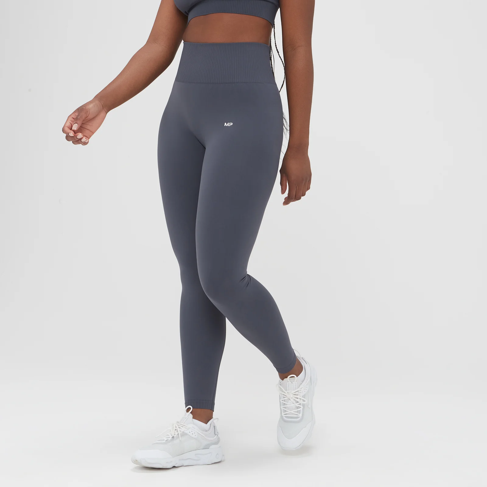 MP Women's Composure Seamless Leggings - ženske helanke - antracit - XXS Slika 1