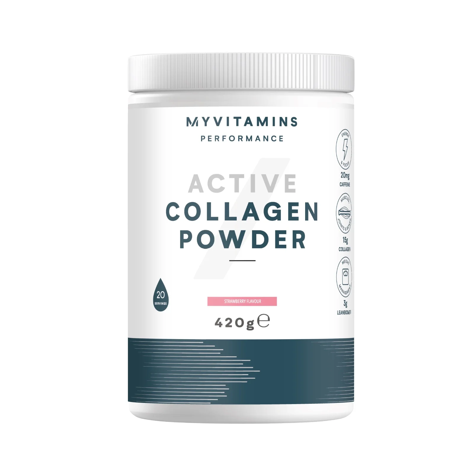 Active Collagen Powder, aktivni kolagen u prahu - 20servings - Jagoda Slika 1