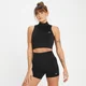 MP Women's Tempo Tonal Seamless Vest - ženska majica bez rukava - crna