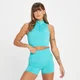 MP Women's Tempo Tonal Seamless Vest - ženska majica bez rukava - svetlotirkiz
