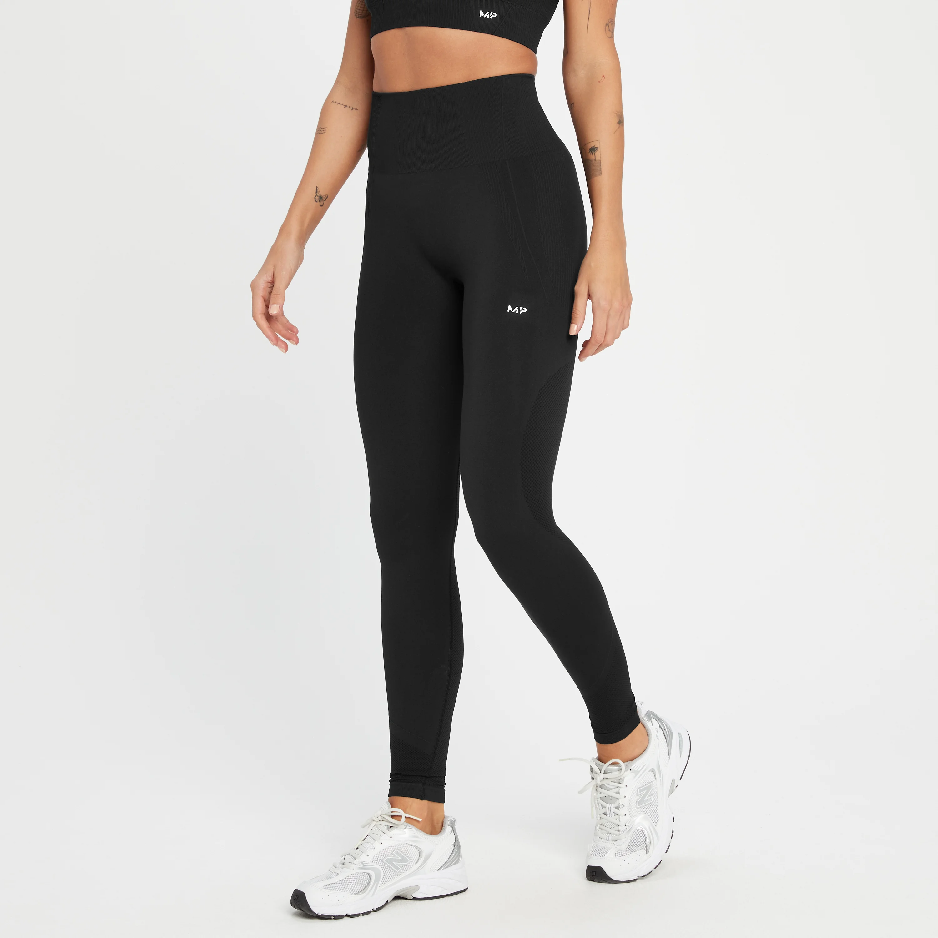MP Women's Tempo Tonal Seamless Leggings - ženske helanke - crne - XL Slika 1