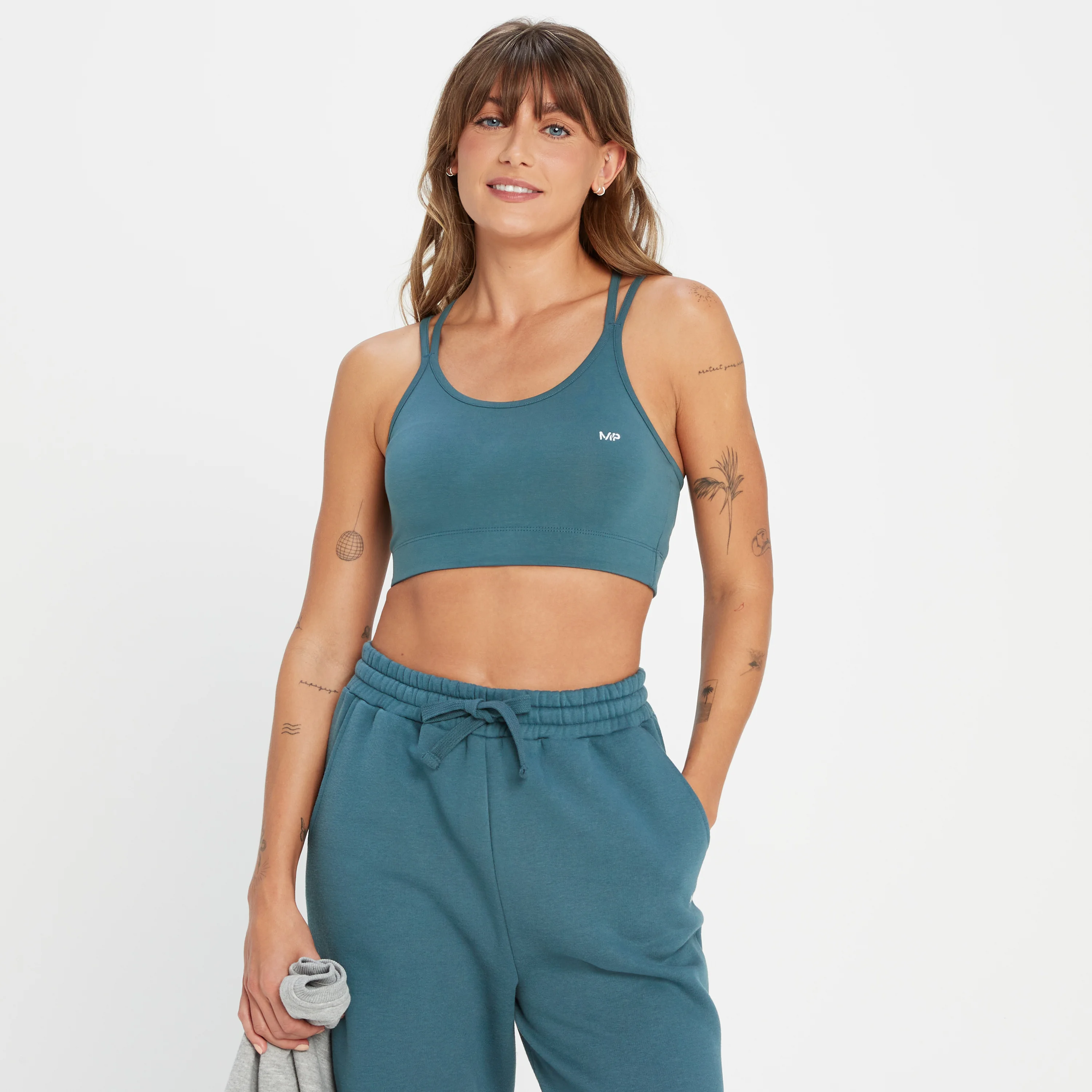 MP Women's Jersey Bra - ženski grudnjak od žerseja - sivoplava - XXS Slika 1