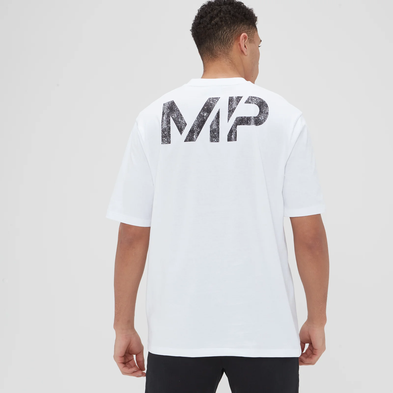 MP Men's Grit Graphic Oversized T-shirt - muška majica - bela - XXS Slika 1