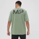 MP Men's Grit Graphic Oversized T-shirt - muška majica - sivozelena