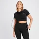 MP Women's Tempo Rib Seamless Crop Top - ženska majica - crna