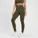 MP Women's Adapt Seamless Pattern Leggings - ženske helanke - maslinastozelene