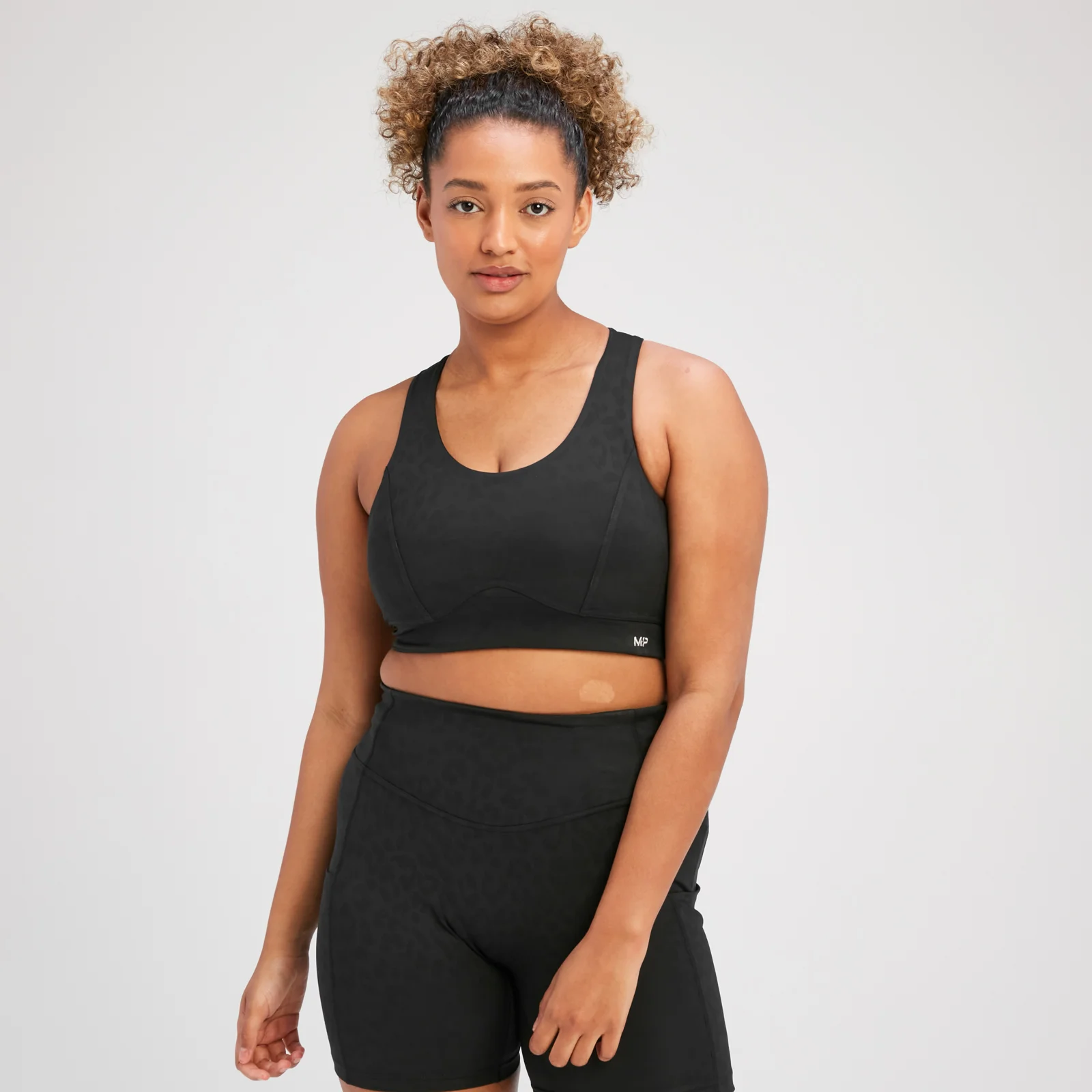 MP Women's Tempo Animal Sports Bra − ženski sportski grudnjak − crni - XS Slika 1
