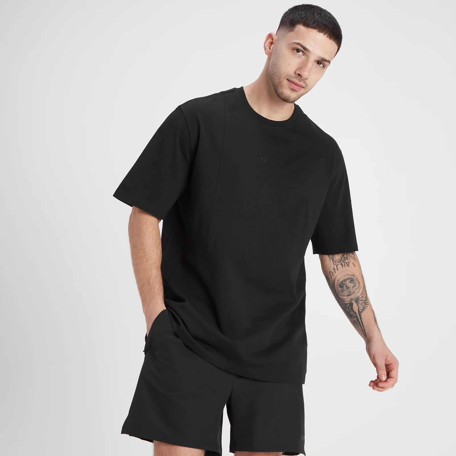 MP Men's Adapt Oversized T-Shirt - muška majica - crna - XS Slika 1