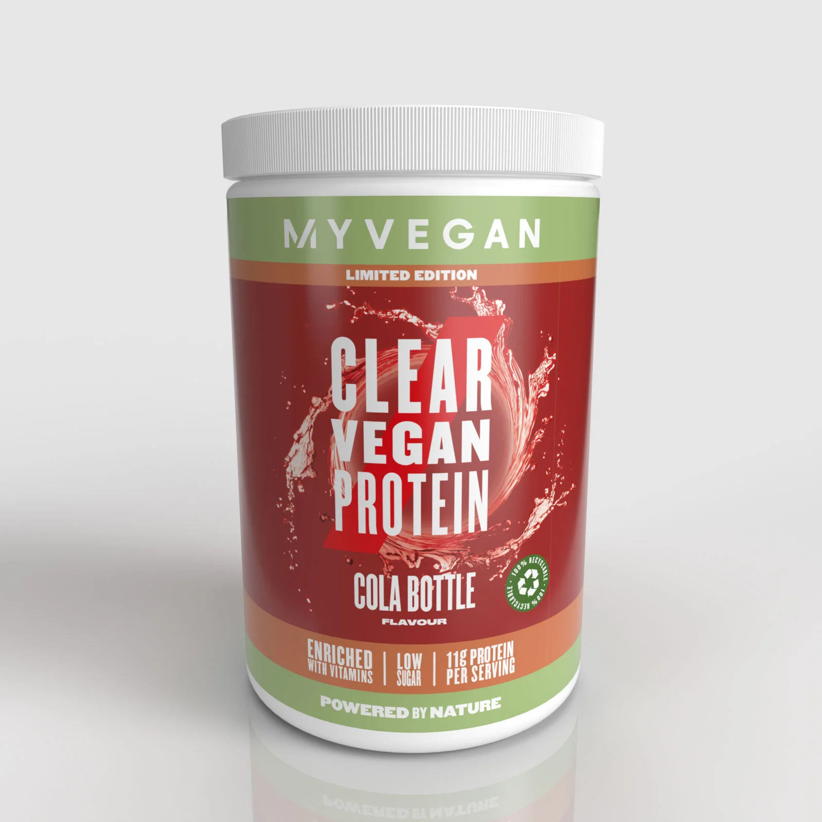 Clear Vegan Protein – aroma koka-kola gumenih bombona - 20servings Slika 1