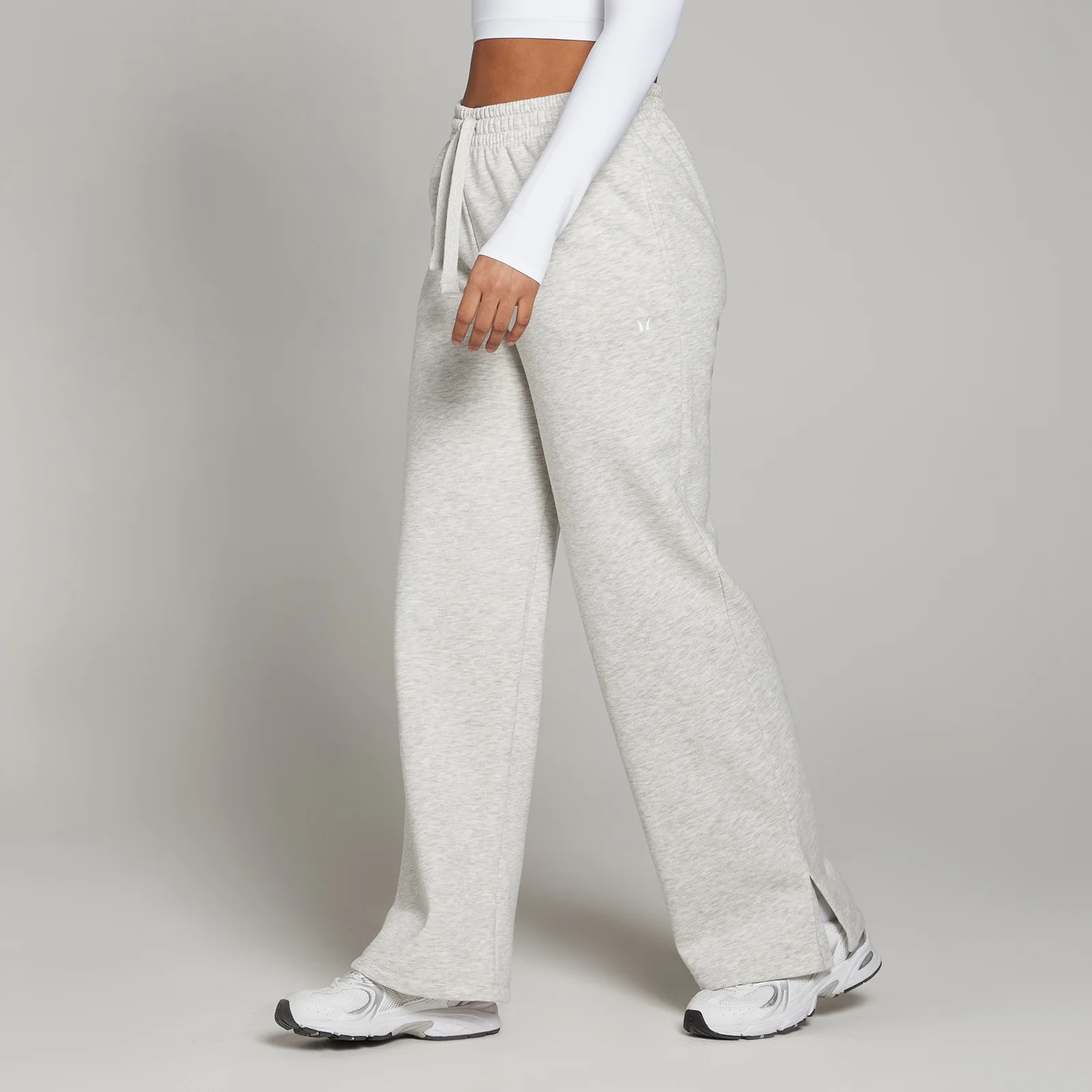 MP Women's Basics Straight Leg Joggers − ženski donji deo trenerke − svetlosivi melanž - L Slika 1