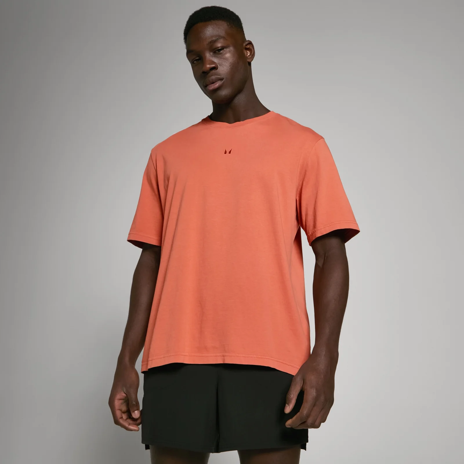 MP Men's Tempo Oversized Washed T-Shirt − muška majica − isprana cigla-crvena - XS Slika 1