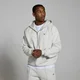 MP Men's Lifestyle Heavyweight Zip Through Hoodie - muška dukserica sa rajsferšlusom - svetlosivi melanž