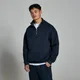 MP Men's Lifestyle Heavyweight 1/4 Zip - muška majica dugih rukava sa rajsferšlusom - tamnoteget