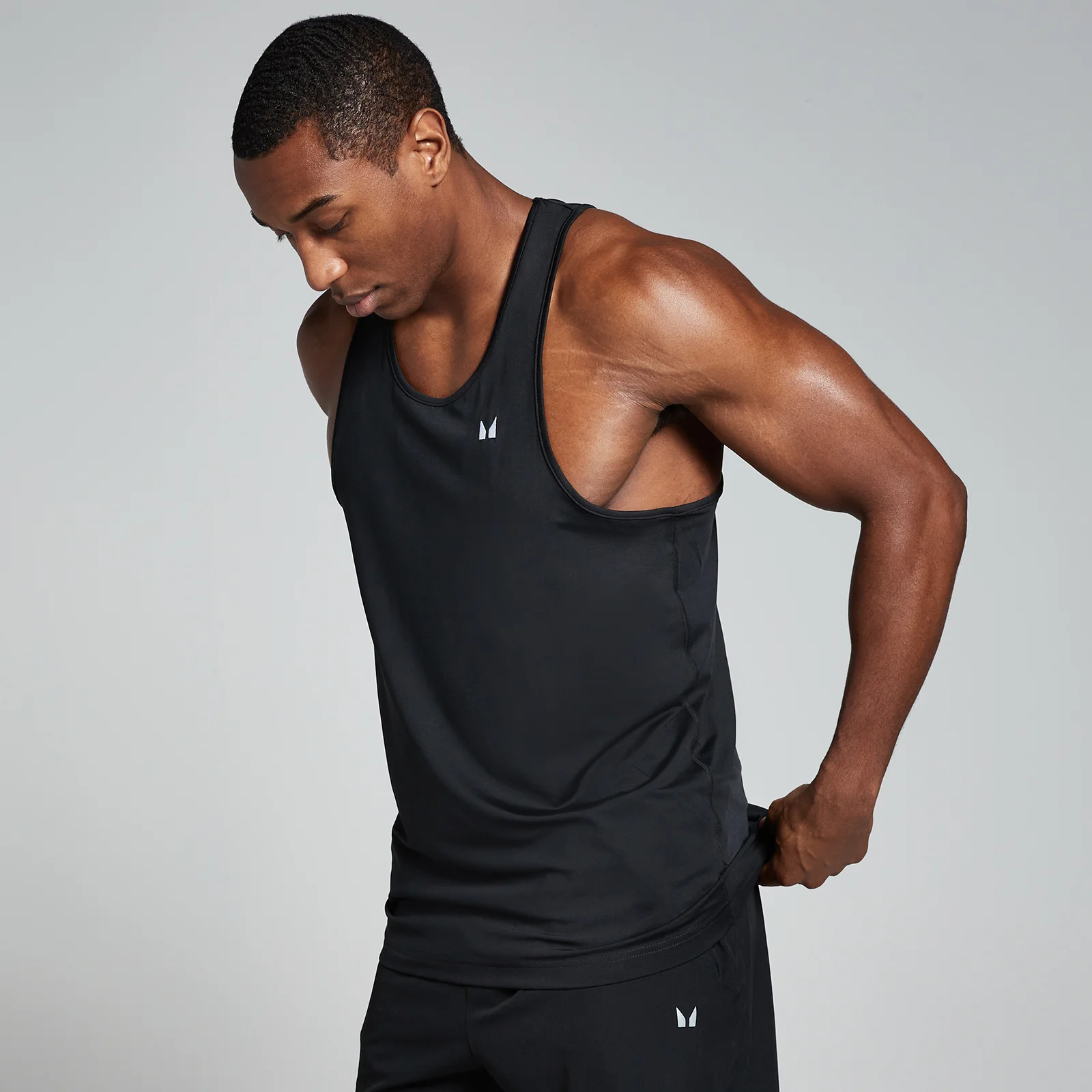 MP Men's Training Stringer Vest − muška atlet majica − crna - L Slika 1