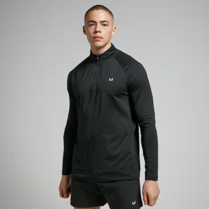 MP Men's Training 1/4 Zip − muška majica dugih rukava sa rajsferšlusom − crna - Size XXS