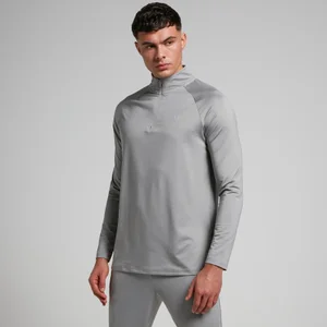 MP Men's Training 1/4 Zip − muška majica dugih rukava sa rajsferšlusom − tamnosiva - Size XXS