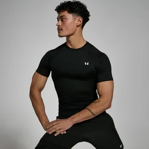 MP Men's Training Short Sleeve Baselayer − muška majica sa kratkim rukavima − crna - Size XXS
