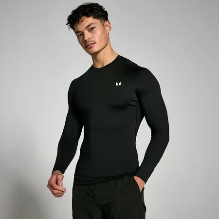 MP Men's Training Long Sleeve Baselayer − muška majica sa dugim rukavima − crna