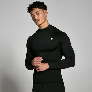 MP Men's Training High Neck Long Sleeve Baselayer − muška majica sa dugim rukavima − crna - Size XXS