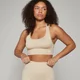 MP Women's Shape Seamless Sports Bra − sportski grudnjak − boja peska