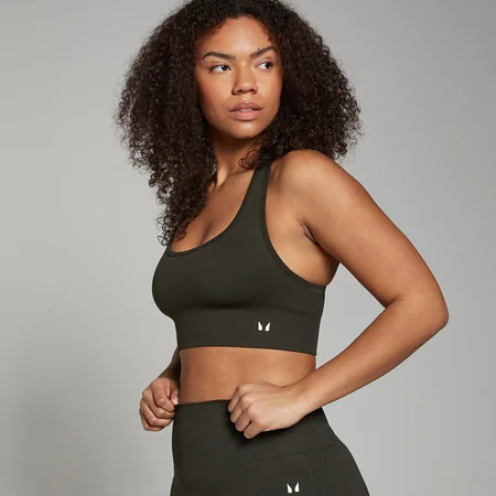 MP Women's Shape Seamless Sports Bra − sportski grudnjak − tamnozeleni