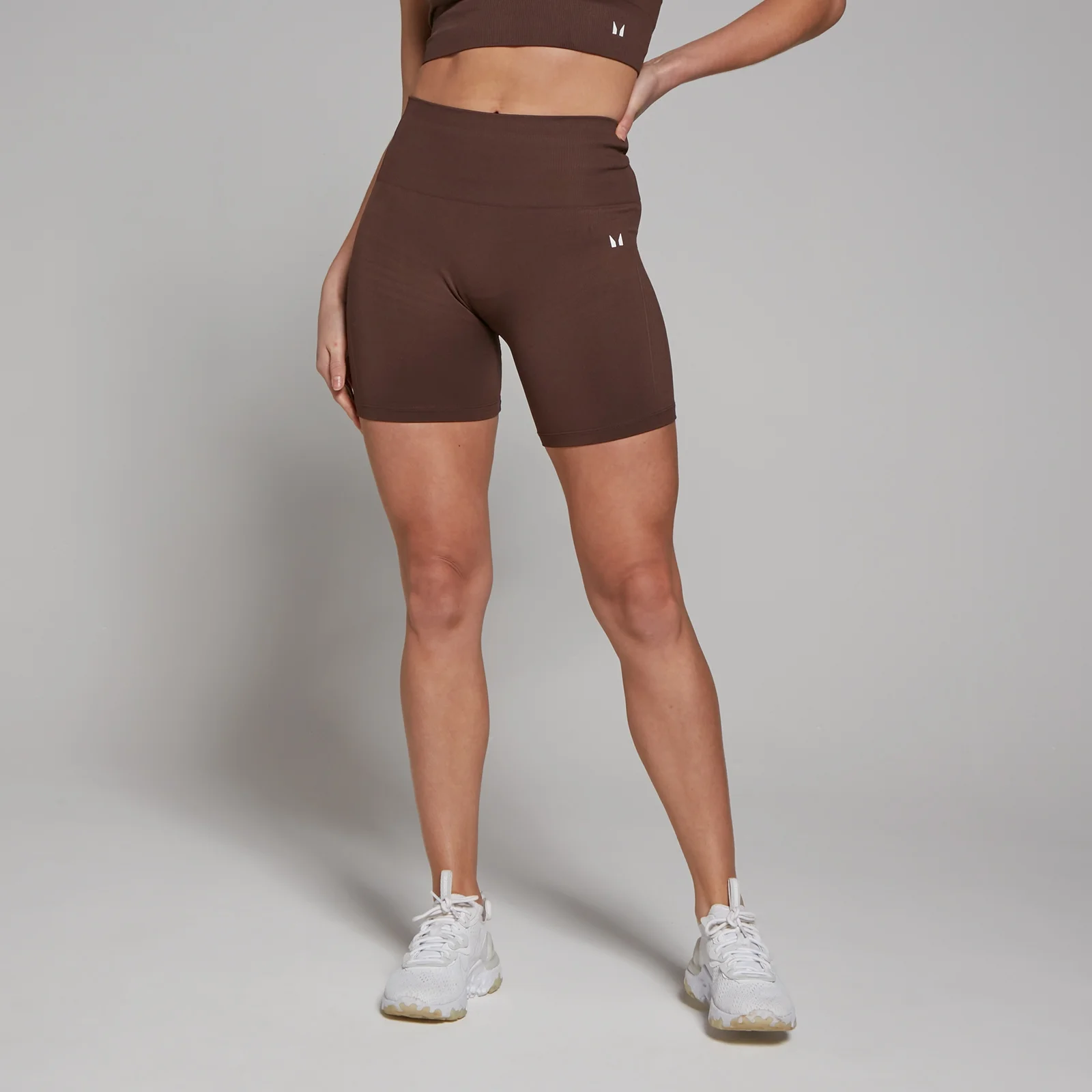 MP Women's Shape Seamless Cycling Shorts − ženski biciklistički šorts − boja lešnika - S Slika 1