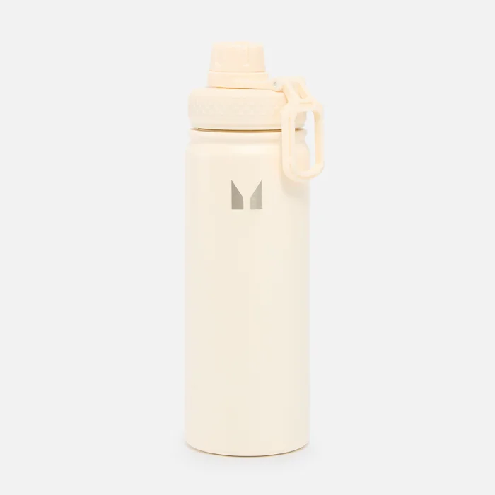 Medium Metal Water Bottle − srednja boca za vodu − krem