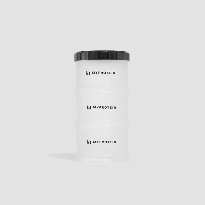 Myprotein Power Tower - posude za nošenje suplemenata - crne