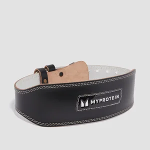 Myprotein Leather Lifting Belt - kožni pojas za dizanje tegova - crni - Size Small (23-32 Inch)